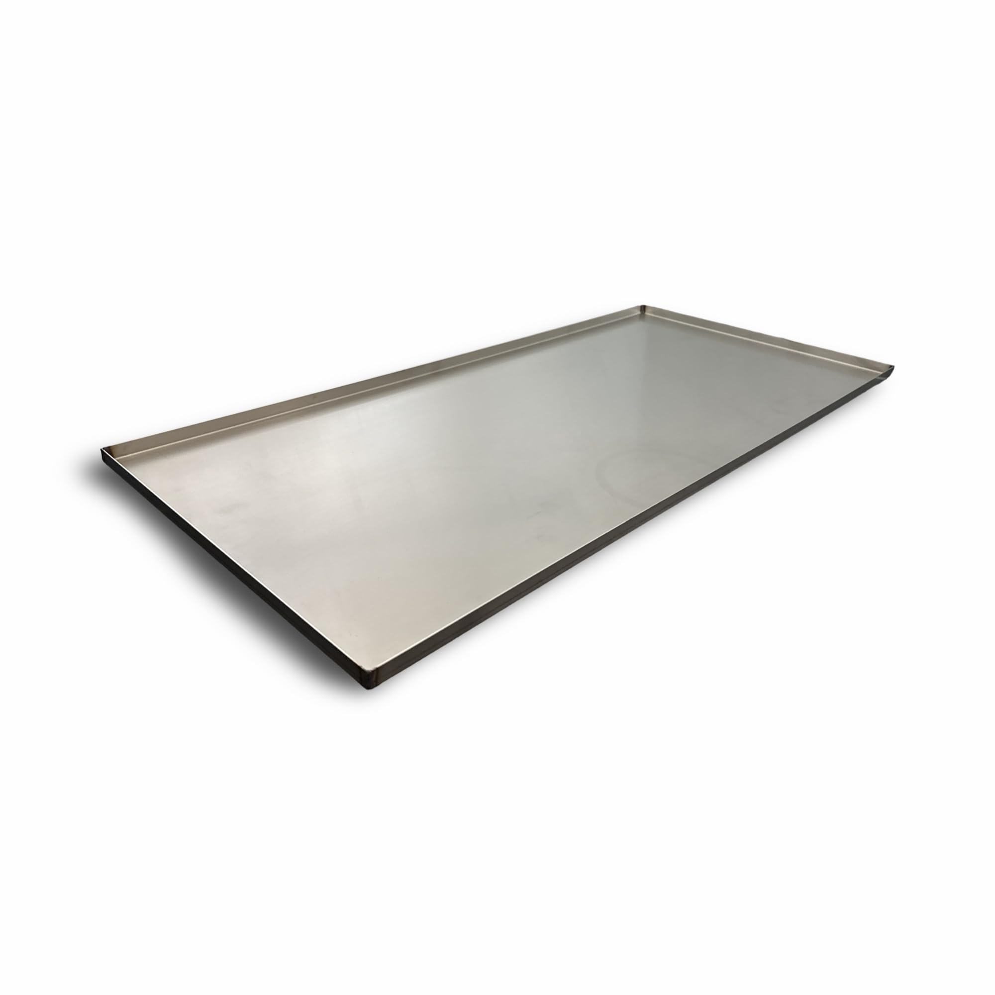 EWH Piastra raccogli-grasso in acciaio inox, per barbecue a gas ProfiCook PC GG 1058 (525 x 262 x 7 mm) in acciaio inox