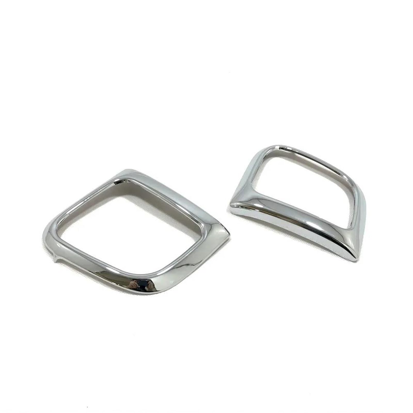 Car Air Condition Vent Cover Trim Outlet Frame Sticker for Jeep for Grand Cherokee WK2 2011-2020 POMPOMPUR(Bright Silver)