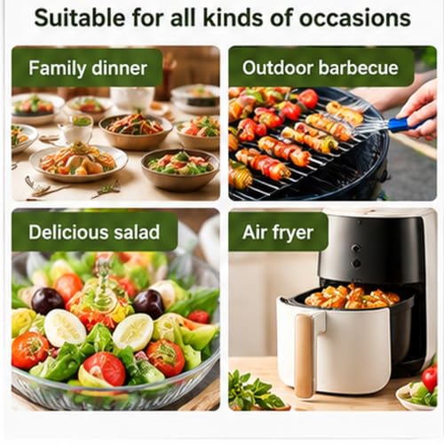Image of 2-in-1 Oil Sprayer & Dispenser Bottle 500 ml, Hard Plastic Cooking Oil Spray Bottle with Spray Nozzle, Refillable Mister for Air Fryer, BBQ, Salad, Roasting & Kitchen Use