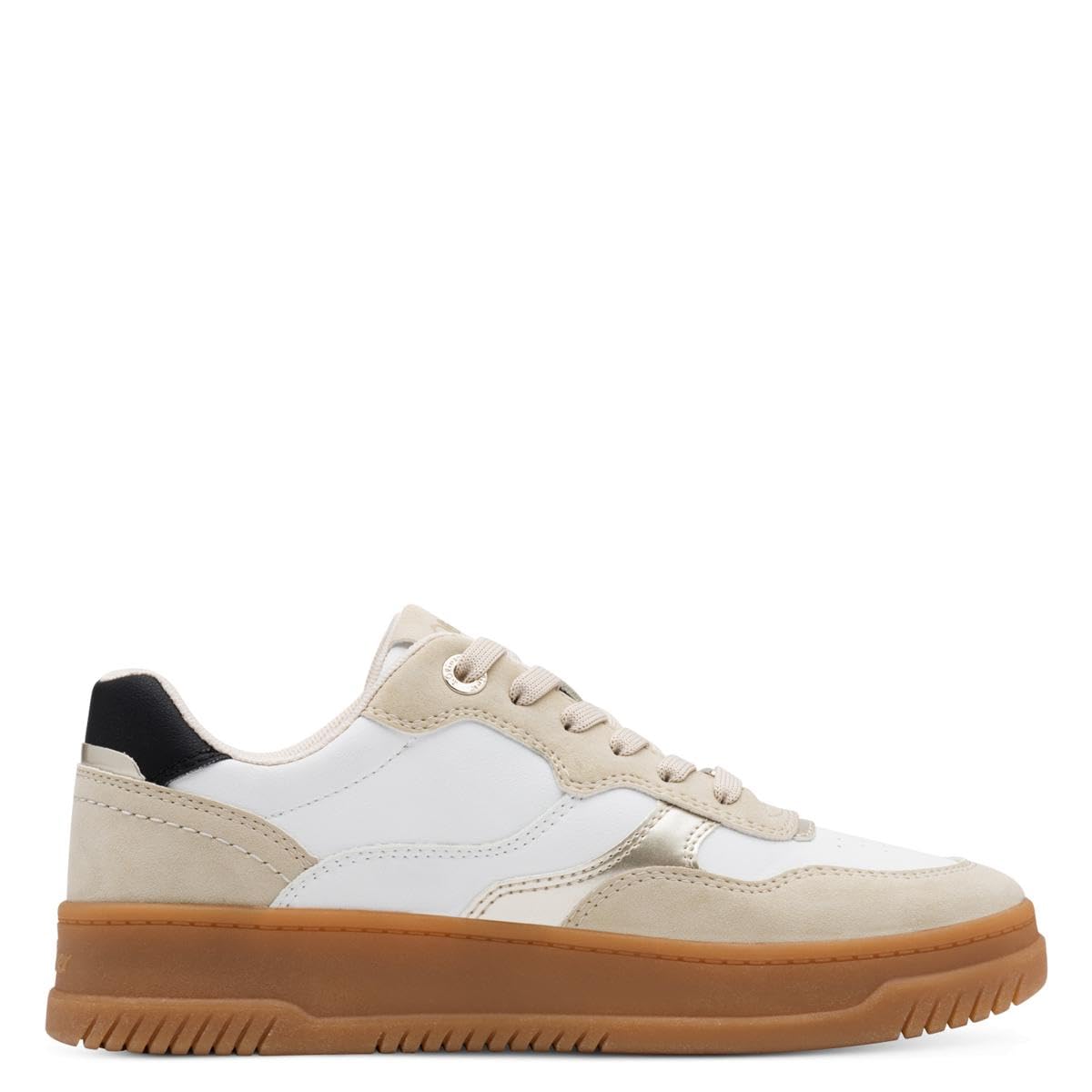 s.Oliver Women's Low 5-23632-45 Trainers, White Comb, 42 EU, White Comb, 42 EU