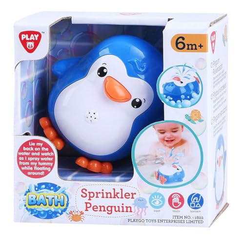 Play Jouet de bain pingouin amusant - Flottant et éclaboussant