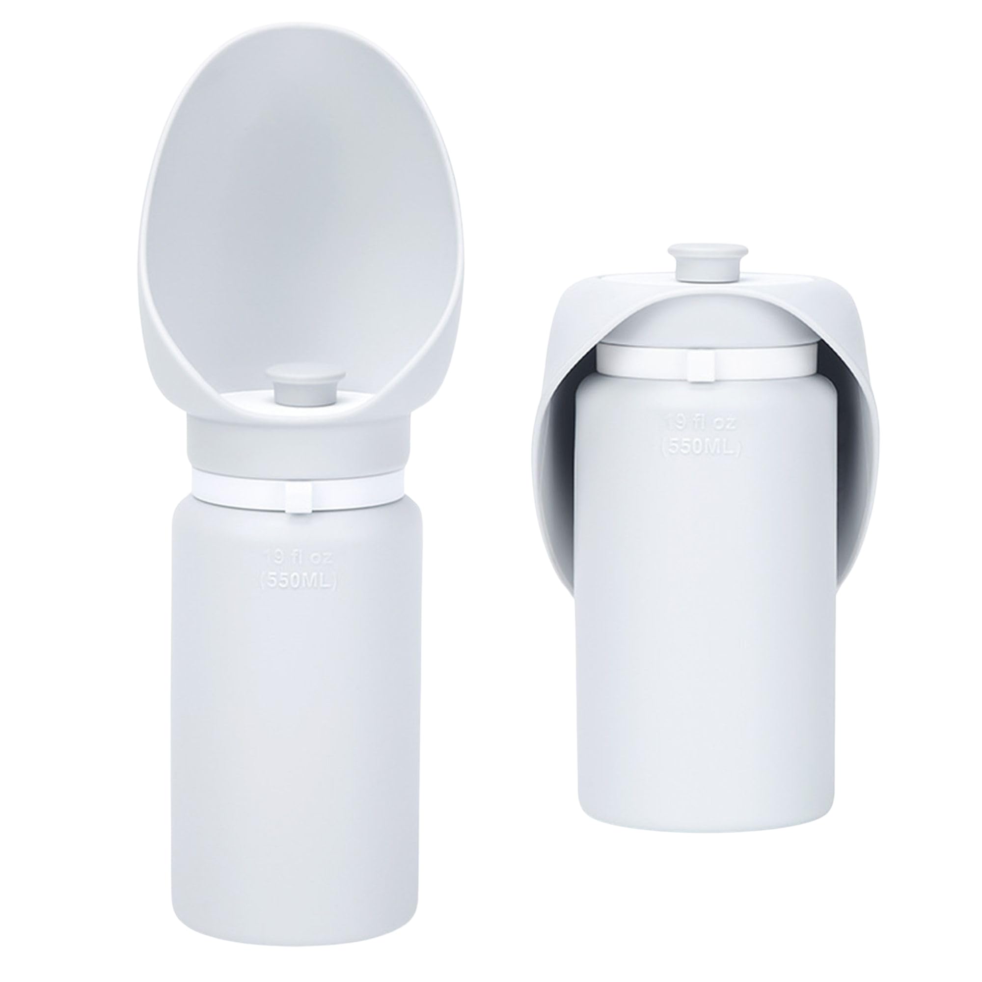 LS3 Silicone Foldable Dog Water 550ml Bottle Pet Feeding Paw Accessories, Large Size Dispensers Hydration Solutions, Puppy Drinking item Feeders Portable Hidrate Water Bottles for Cats and Dogs (Gray) (B0D63GSVK1) Amazon Price History, Amazon Price Tracker