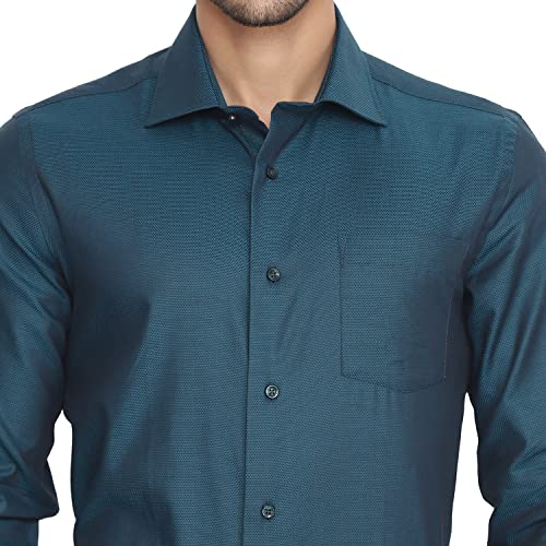 Image of blackberrys Structured Cotton Slim Men's Shirt