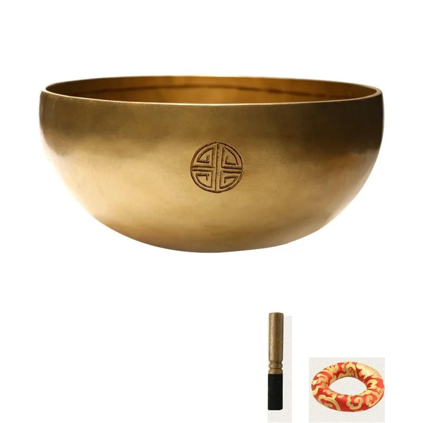 Set di campane tibetane Ciotola tibetana realizzata for la terapia yoga e meditazione Cuenco, strumento sonoro originale for guarigione, articolo di arredamento for casa(12cm)