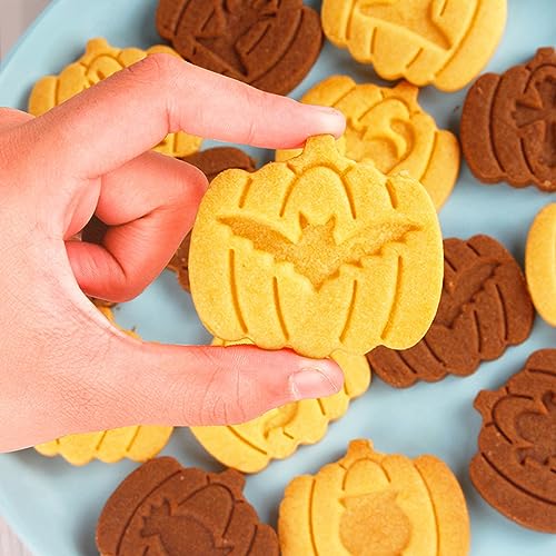 Yueser Formine Halloween per Biscotti, 9 PCS Zucca...