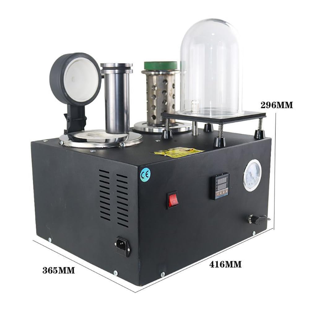Irfora Machine de coulée de bijoux de 2 kg, affinage à haute température, machine de fusion de moulage sous vide, équipement de moulage multifonctionnel de moulage de plâtre de bijoux