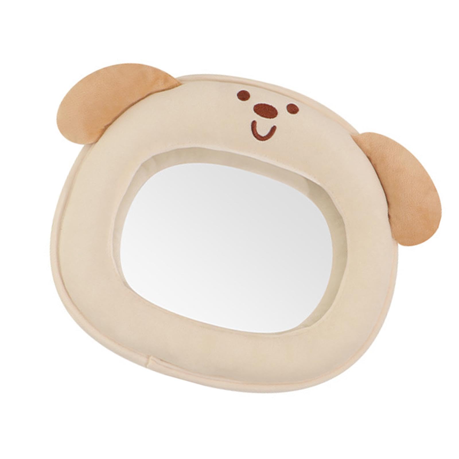 Sharplace Espejo Retrovisor para Coche de Bebé, Visión Clara, Fácil de Instalar, Práctico, Esencial, Accesorios Profesionales para Automóviles, Irrompible, Perro