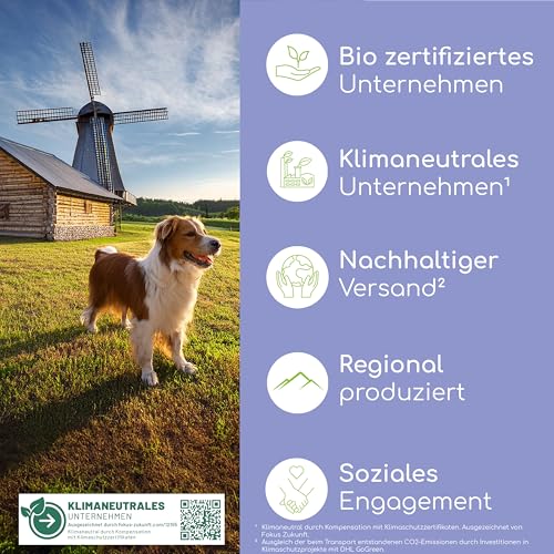 Bio Leinsamen Pellets – Fellwechsel Unterstützung für Hunde, Kaninchen und Pferde - Reich an Omega-3, Natürlich & Rein