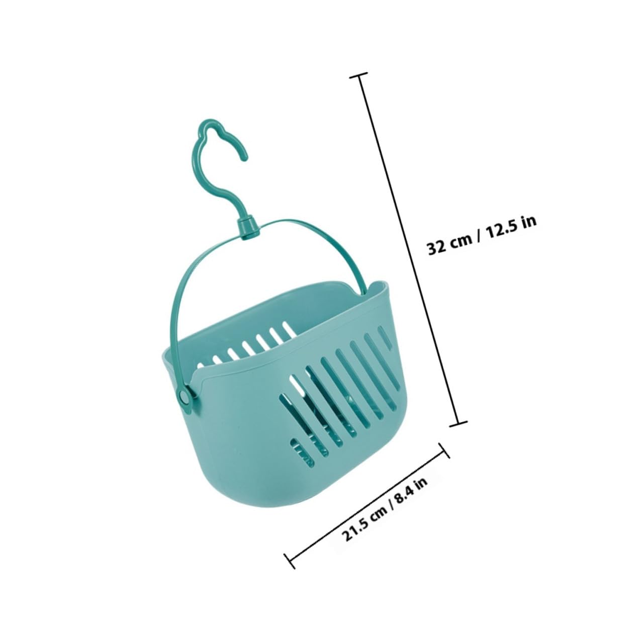 ERINGOGO Cesta de Ducha Colgante de Plástico 4 Unidades para Baño Diseño Moderno y Funcional Organizador Portátil para Productos de Limpieza y Champú