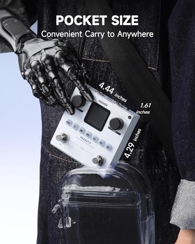 Pédale multi-effets de poche Donner processeur guitare nomade compact