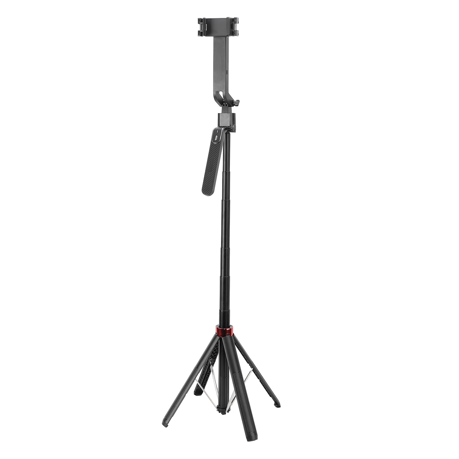 Sxhlseller Auto-Face-Tracking-Stabilisator, 540-Grad-Flip-Handyhalterung aus Aluminium mit Fernbedienung für Vlogs und Live-Streams, Tragbares Ausziehbares Zubehör