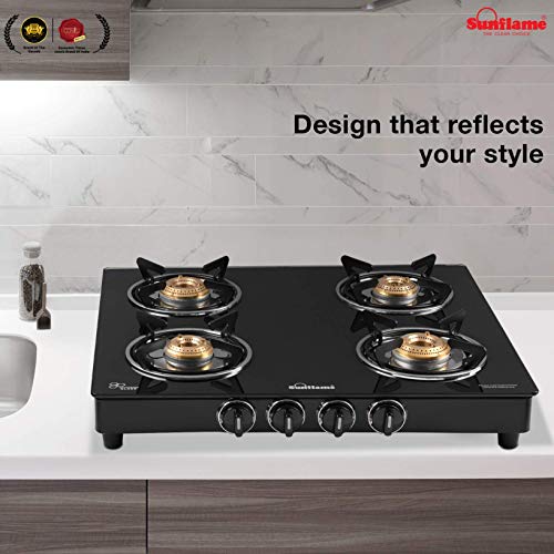 Compare SUNFLAME GT CENTA Mild Steel Powder Coated AI Toughened Glass