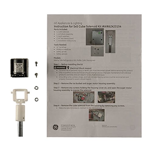 ForeverPRO WR62X23154 Kit SRV Solenoid Cube for GE Refrigerator WR62X58 WR17X1065 WR02X20425 WR17X12742