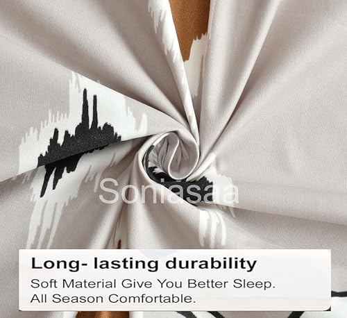 Image of 230 TC Glace-Cotton All Around Elastic Fitted Bedsheet, Elastic Fitted Bedsheet Single Size Bedsheet for Single Bed with 1 Pillow Cover, Size - 72 x 36 x 8 Inch Color