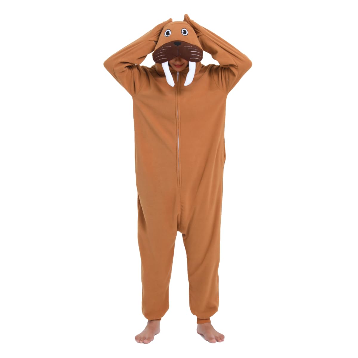 LBJR Erwachsene Cosplay Schlafanzug Tierkostüme Jumpsuit Onesie Nachtwäsche Overall Fasching Karneval Halloween Pyjama