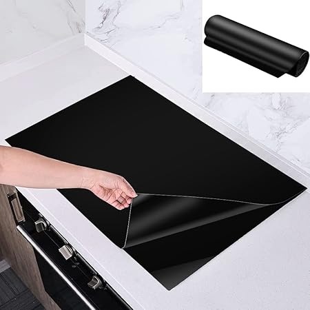 OMJMYY Protector Placa Inducción 80x52cm Alfombrilla Magnética De Silicona Resistente Al Calor 230°C Protector Vitroceramica Inducción Antiarraños Y Reutilizable