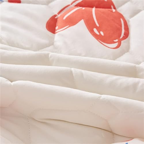 Miniatura 6 de KOMAGOME - Juego de falda de cama con volantes de 3 piezas, 3 piezas, cobertura lateral de 15.7 pulgadas, suave y cálida (latido de corazón, 70.9 x