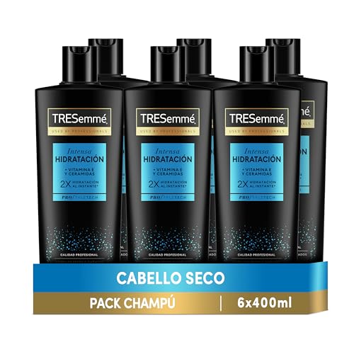 Tresemmé Champú Intensa Hidratación Para Cabello Seco O Dañado 400 ml x 6