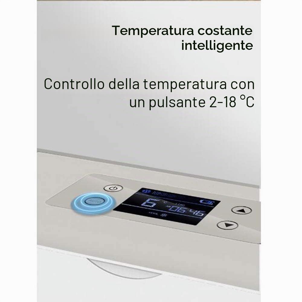 LEVIOC'S Refrigeratore elettrico per insulina, frigorifero portatile per medicinali in viaggio, frigorifero per auto e casa, mini frigorifero, 2-18 °C