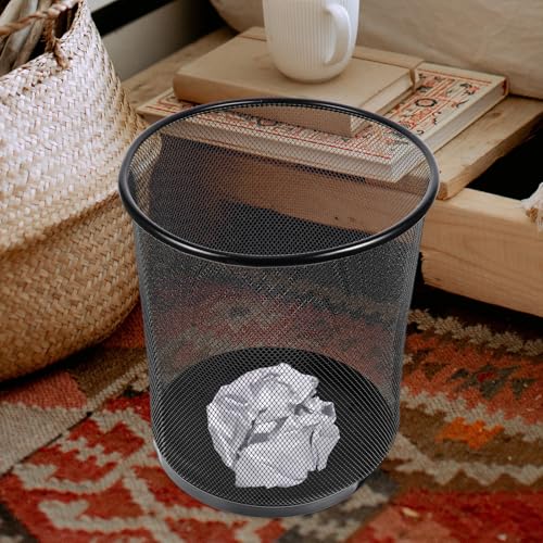 Caneca de basura metálica Cabilock 28x26x22 cm miniatura 5