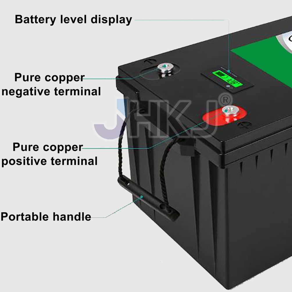Batteria LiFePO4 12V 100Ah 150Ah 200Ah Batteria di accumulo Solare 24V 100Ah 150Ah 200Ah per Applicazioni su Pannelli solari/Camper/Barche/carrelli da Golf con BMS