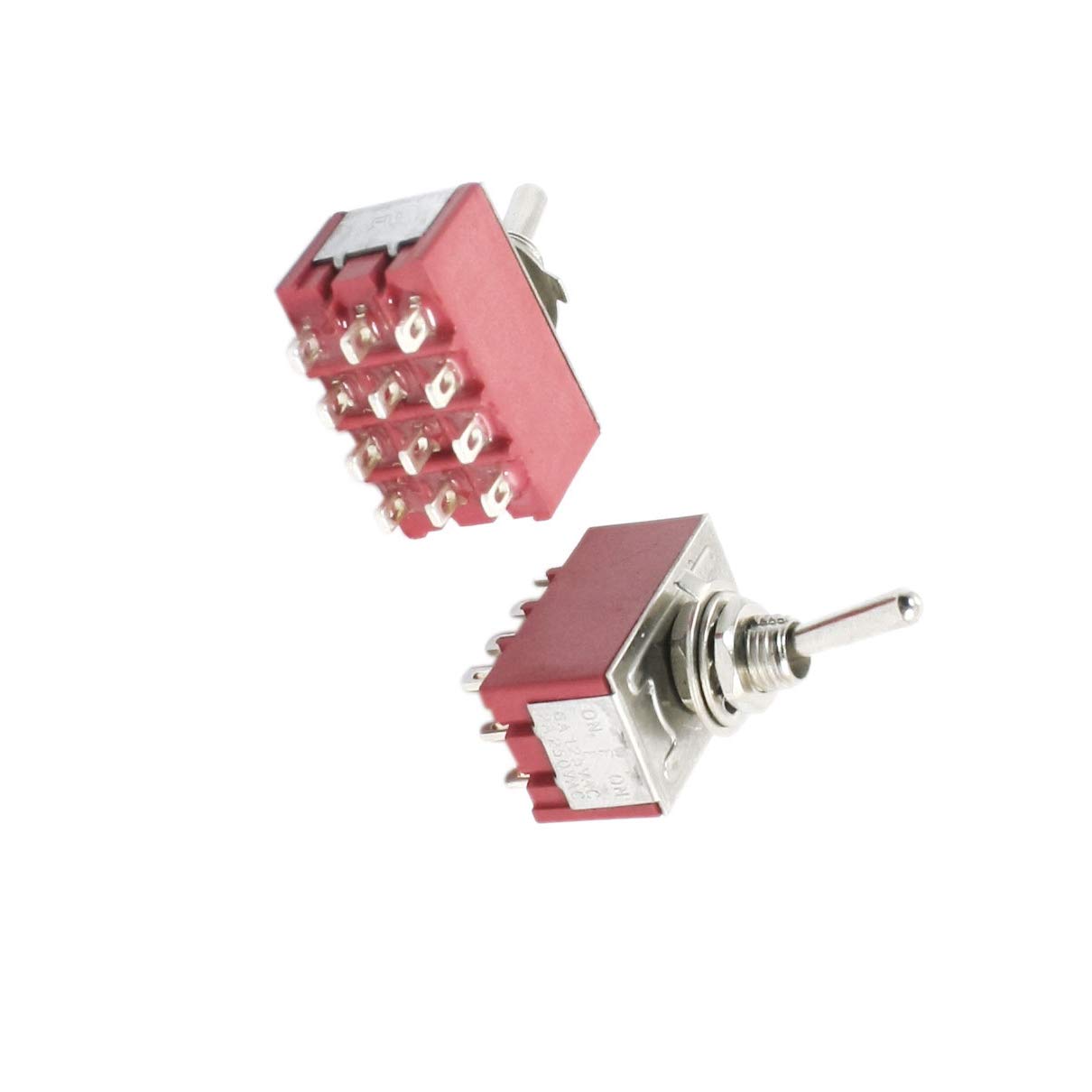 안∮an Amazon.co.jp: Aexit AC 125V 6A 4PDT ON/OFF/ON 3ポジション12極