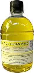 Óleo de Argan Puro 500ml Hidratação de Pele Unhas e Cabelos