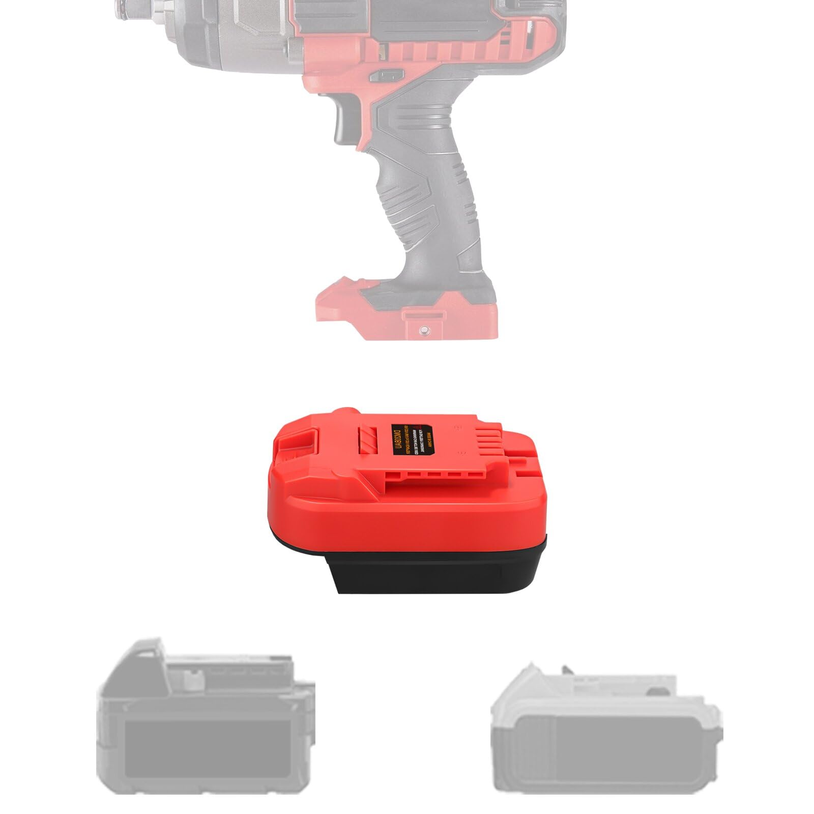 Laimiao Battery Adapter for Dewalt 20V Converter to for Bauer Cordless Tools Drill Driver Impact Combo Kit,Replacement for Bauer Lithium Batteries(