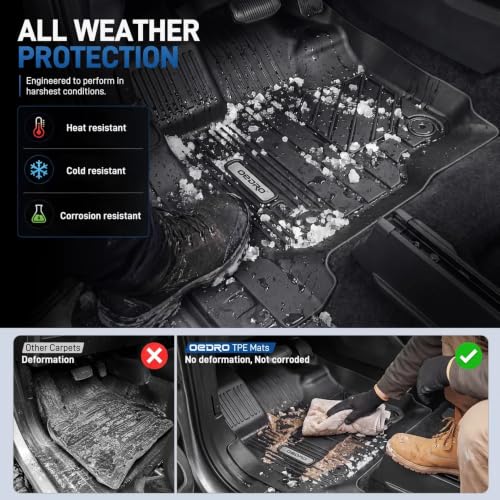 Image of OEDRO Floor Mats Fit for 2015-2026 Ford F150 Super Crew Cab