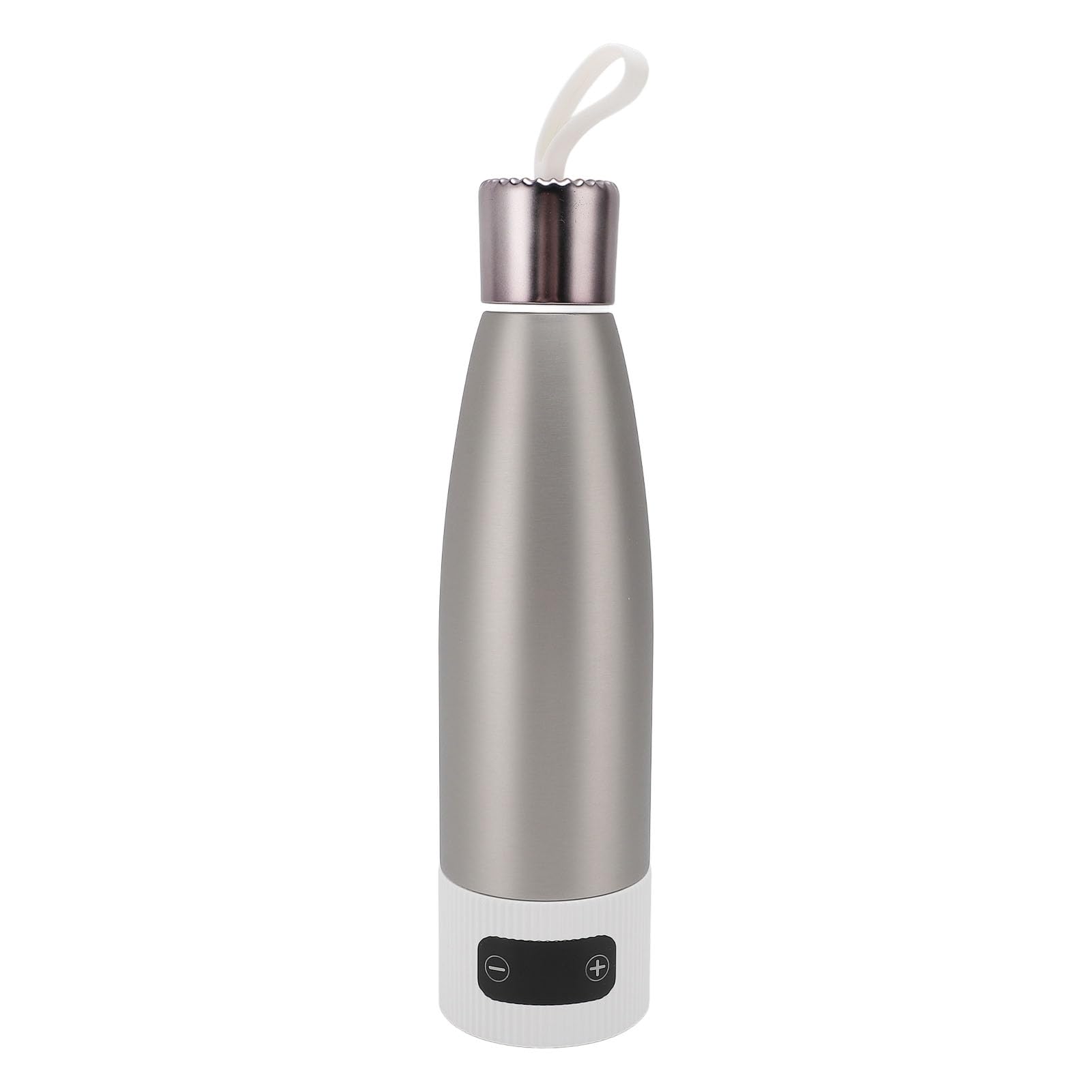 ASHATA Tazza riscaldante portatile a temperatura costante con design senza fili, per viaggi e campeggio, 15000 mAh, riscaldamento rapido, bianco