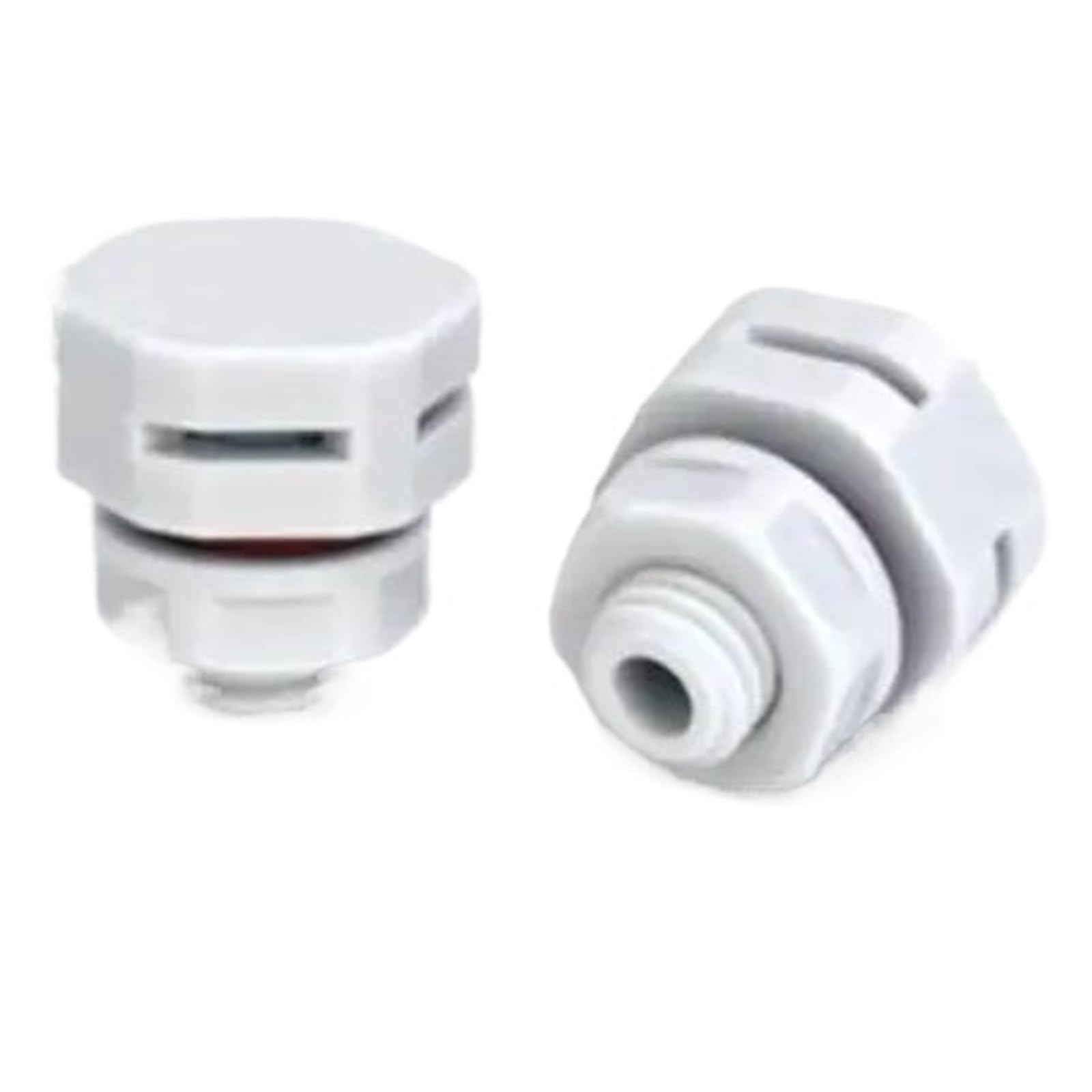 Valvola impermeabile e traspirante Connettore valvola di sfiato con vite di ventilazione impermeabile a pressione M20 IP68(M16,GREY_10PCS)