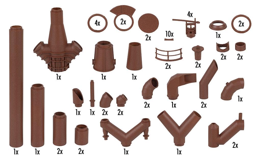 Faller 180328 H0 Large Piping Kit