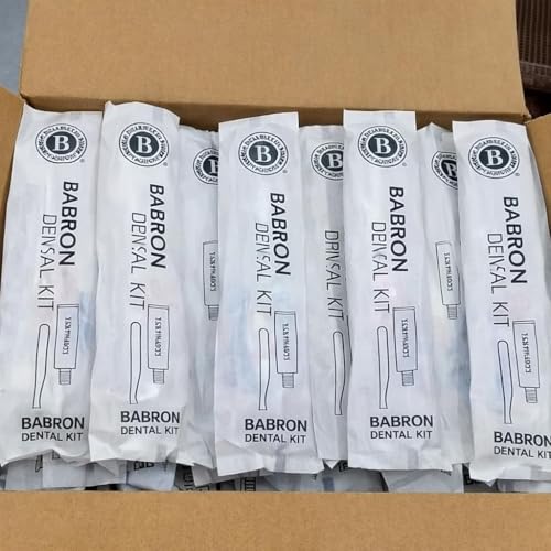 Image of Hotel dental Kit (Pack of 50) - 1 Toothpaste and 1 Toothbrush Set - Hotel Amenities and Accessories | Perfect for Hotels, Marriage Halls, Guest Houses, Resorts & Hospitals