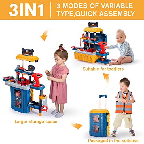 3-in-1 Convertible Kids Tool Bench