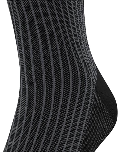 FALKE Herren Kniestrümpfe Oxford Stripe M KH Baumwolle lang gemustert 1 Paar, Schwarz (Black-Mix 3010), 43-44 – Ansicht 4
