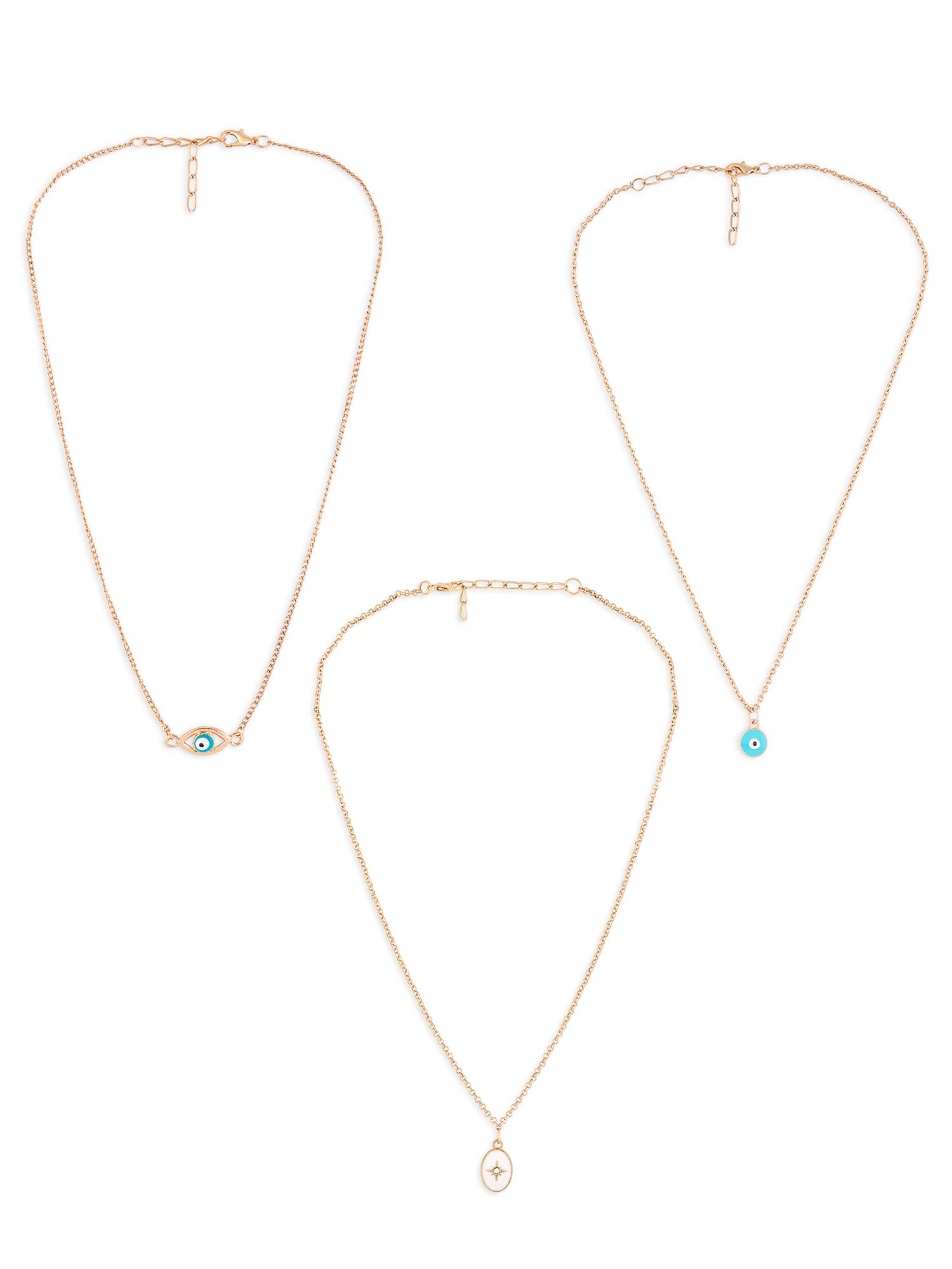 ZAVERI PEARLS Set of 3 Gold Tone Contemporay Chains For Women-ZPFK15112 (B0BL3NBHGL) Amazon Price History, Amazon Price Tracker