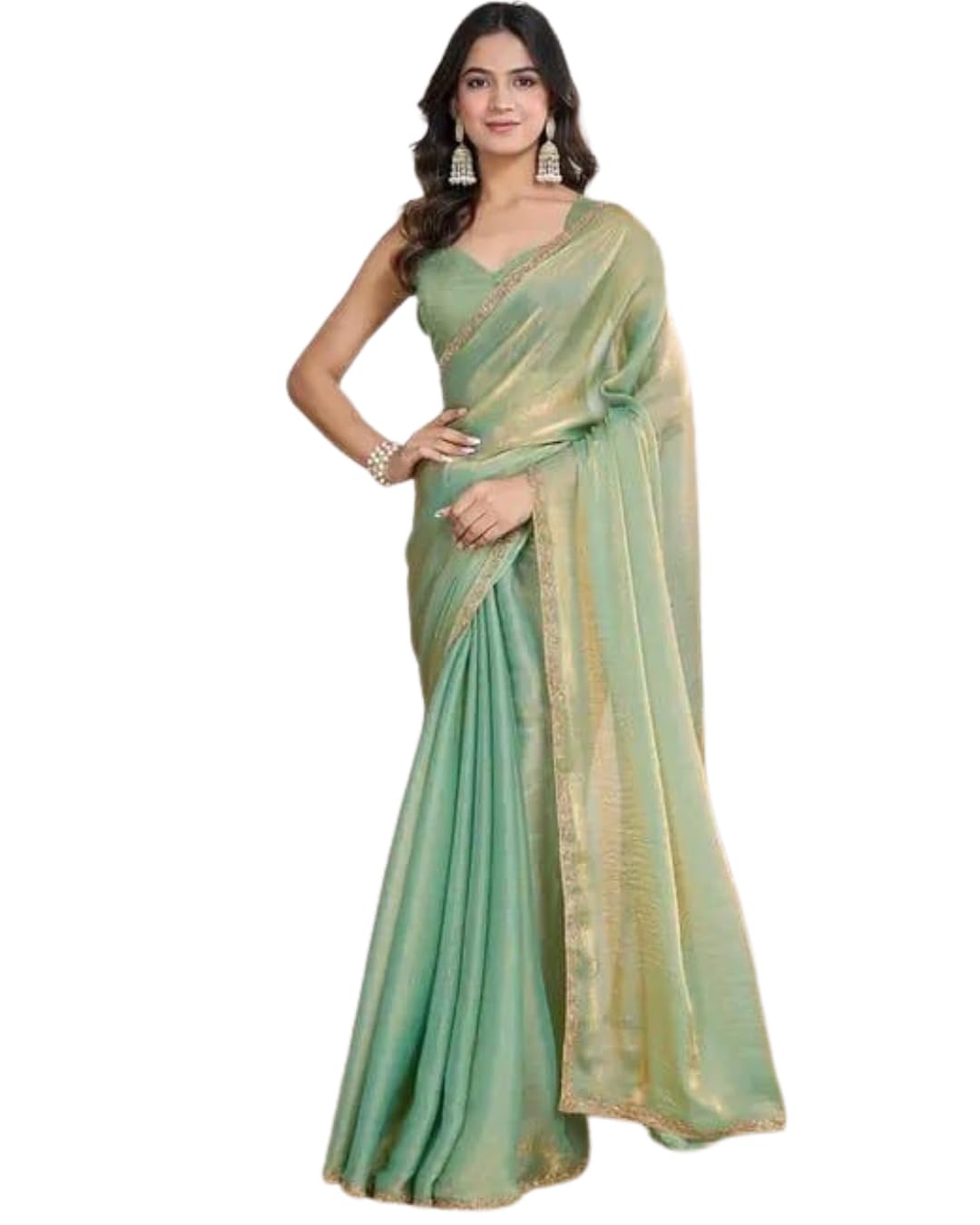 Women’s Chiffon Saree with Elegant Design Lightweight Soft Fabric Saree Stylish for Women-picture-25