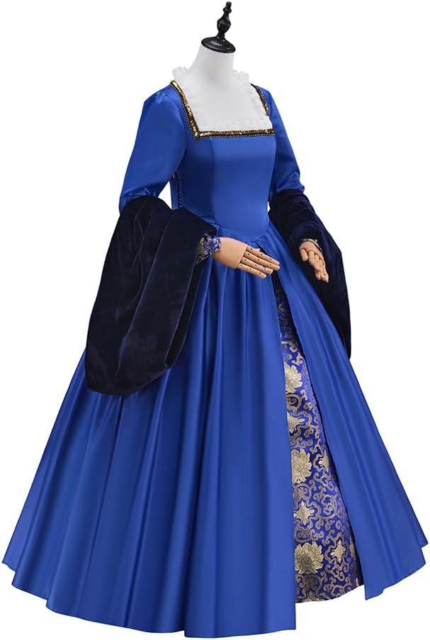 Anne Boleyn Dress Tudor Queen Cosplay Costume Renaissance Dress Elizabethan Ball Gown - Image 2