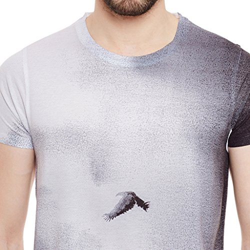 Image of wear your mind Men's Printed Regular Fit T-Shirt