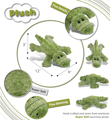 Juguetes Para Perro, Toy peluche cocodrilo Marca Puzzled (3)