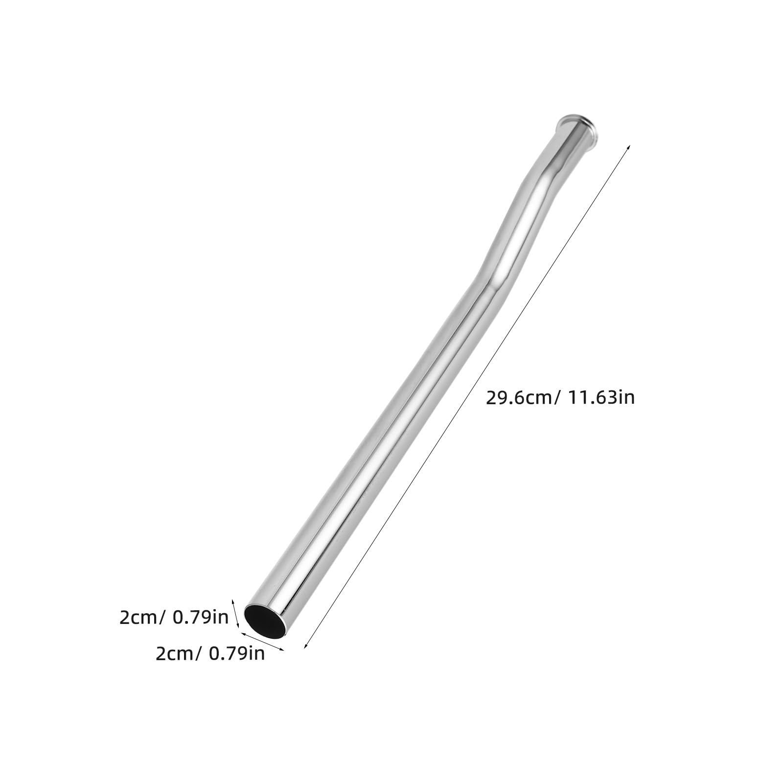 Gatuida Kit de descarga de urinario: tubo de entrada de acero inoxidable, repuesto universal de de urinario, junta antifugas para de pared de 30 cm.