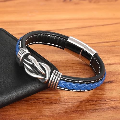 Bracelet en cuir pour homme fini les bijoux fragiles optez pour WBDWWTD