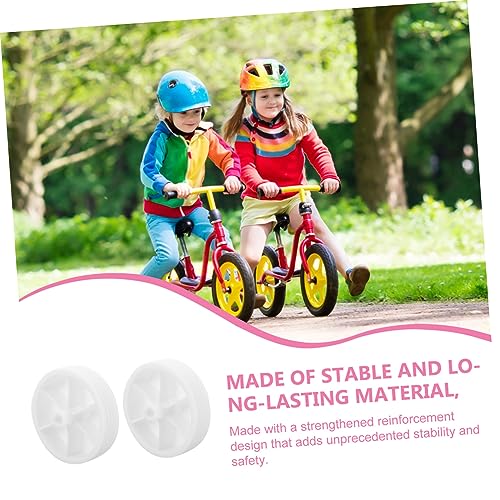 Ruedas Auxiliares BESPORTBLE para Bicicleta para Entrenamiento de Equilibrio con Estabilidad Reforzada Fácil de Instalar Ruedas Estabilizadoras de Repuesto de Plástico para Bicicletas miniatura 3