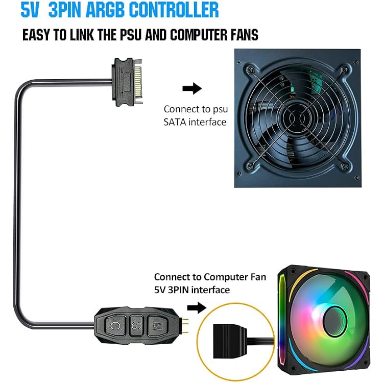 ARGB Controller Kit for PC RGB Case Fans, ARGB Philippines | Ubuy