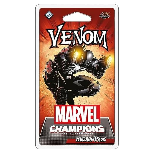 Fantasy Flight Games Asmodee Marvel Champions: LCG – Venom | Espansione degli eroi | Gioco di carte | 1-4 giocatori | Dai 14+ anni | 60+ minuti | Tedesco