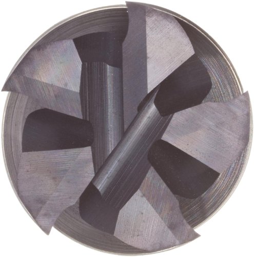 Image of Niagara Cutter N62003 Carbide Square Nose End Mill, Inch, TiAlN Finish, Roughing and Finishing Cut, 45 Degree Helix, 5 Flutes, 2.5 inch Overall Length, 0.375 inch Cutting Diameter, 0.375 inch Shank Diameter