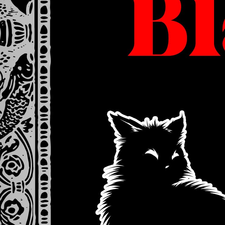 Book Wallet, Edgar Allan Poe, The Black Cat, Gothic Wallet4