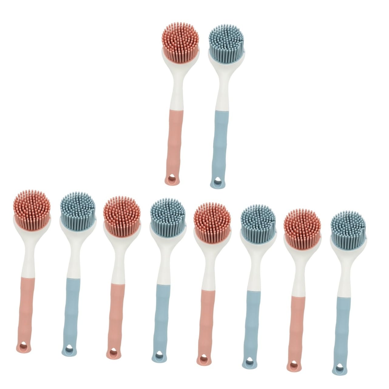 Healeved 10piezas Cepillos De Cocina Mango para Fregar y Utensilios Cepillo De Antiadherente para Sartenes y Ollas para Limpieza De Cocina