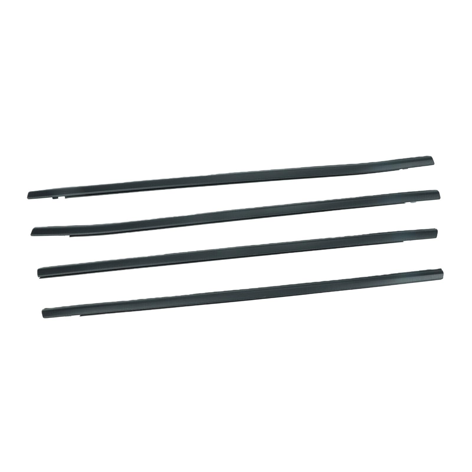 Ylrng 2016 To 2021Sedan 4Pcs Car Weatherstrip Window Moulding Trim Seal Belt For Civic Outer Window Glass Seal Belt(2016 To 2021Sedan)