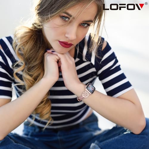 Image of Compatible with Apple Watch Bands Women 38 /40 /41 /42mm Dressy Slim Leather Strap with Designer Celtic Knot Interlock Buckle Bracelet for iWatch Series 11 10 9 8 7 6 5 4 SE 3 2 1